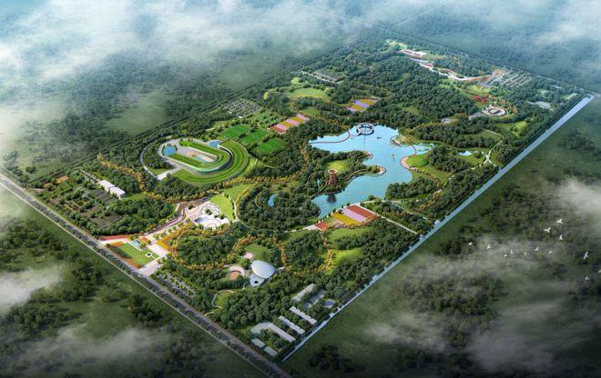 工程预计9月底完工廊坊朝阳森林公园建设快马加鞭塑造城市门户景观