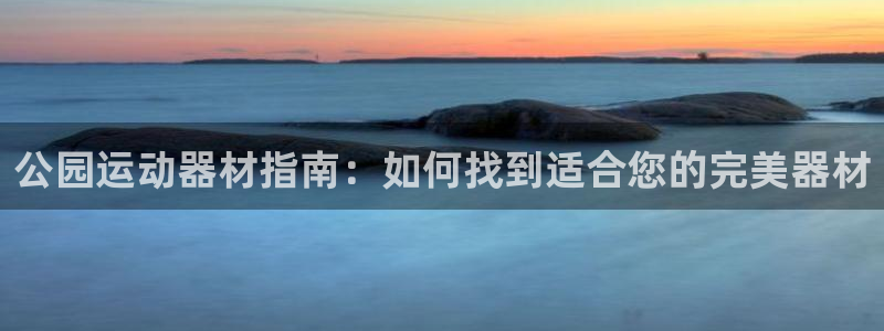 意昂3集团E.ON：公园运动器材指南：如何找到适合您