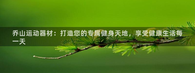 意昂3官方：乔山运动器材：打造您的专属健身天地，享受