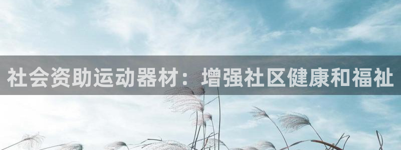 意昂体育3招商电话地址：社会资助运动器材：增强社区健